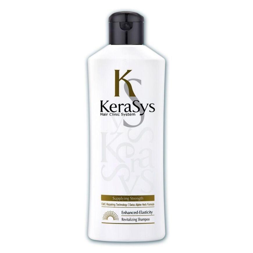 Shampoo para cabellos finos y quebradizos, con keratina - KERASYS Revitalizing Shampoo 180ml-0