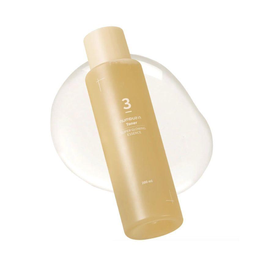 Numbuzin No.3 Tónico Facial Iluminador Super Glowing Essence Toner 200 ml-5