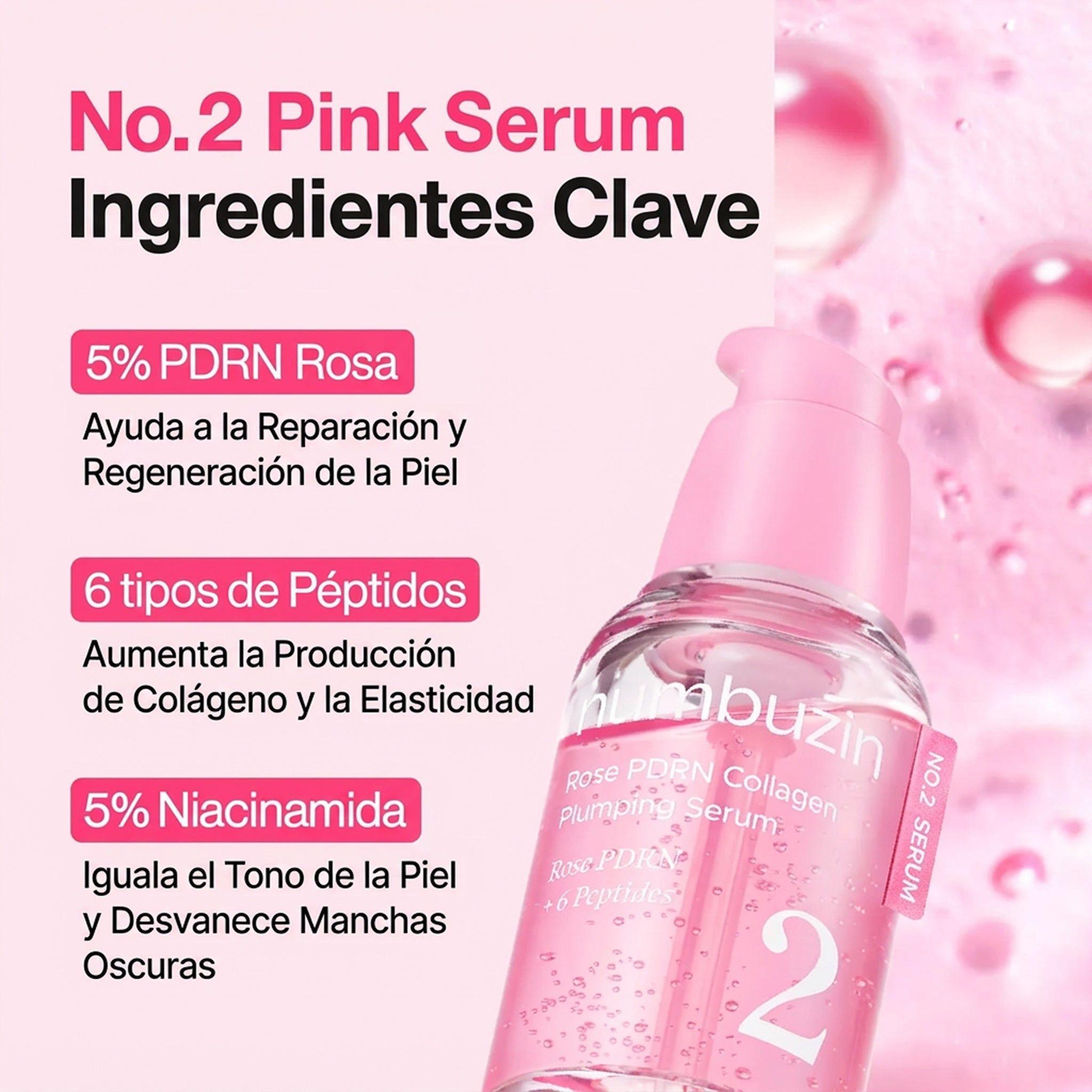 No.2 Rose PDRN Sérum Reafirmante e Hidratante Coreano-3