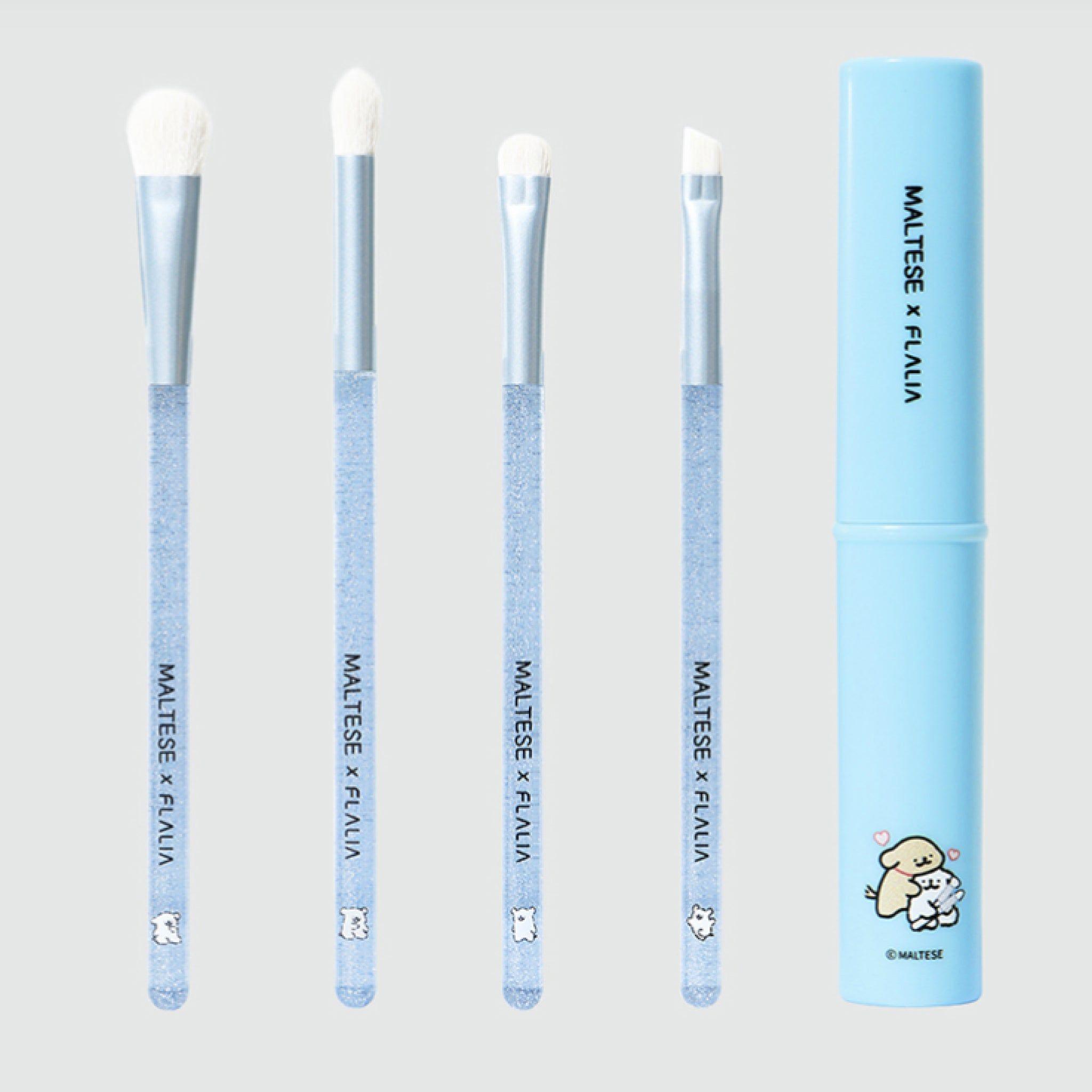 Maltese Set de 4 Brochas para Ojos-5