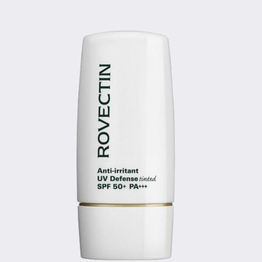 Protector solar coreano Rovectin Anti-Irritant UV Defense con color-0
