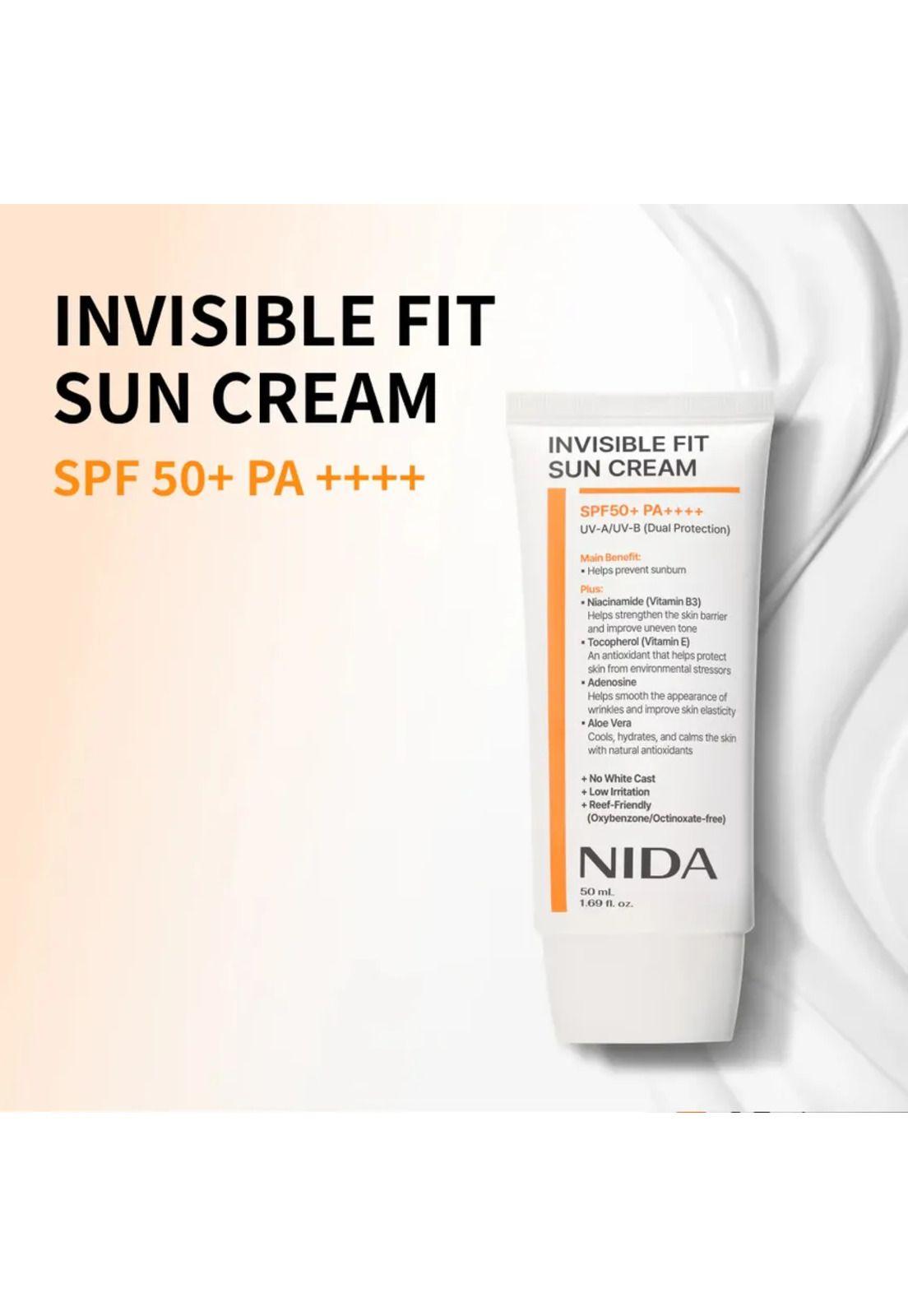 Protector Solar NIDA Invisible Fit SPF50+ 50 ml-2