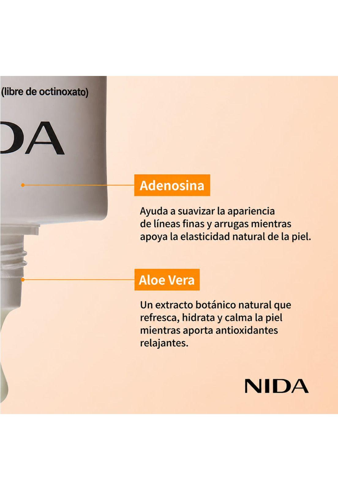 Protector Solar NIDA Invisible Fit SPF50+ 50 ml-5