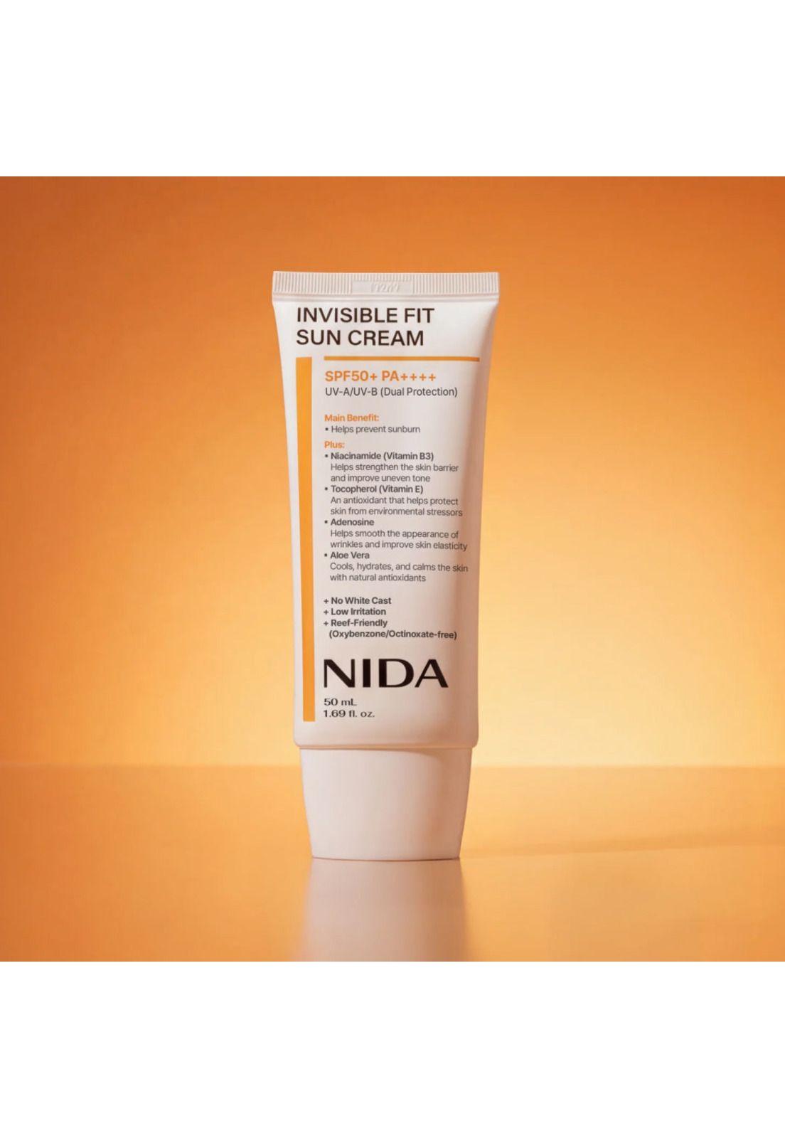 Protector Solar NIDA Invisible Fit SPF50+ 50 ml-6