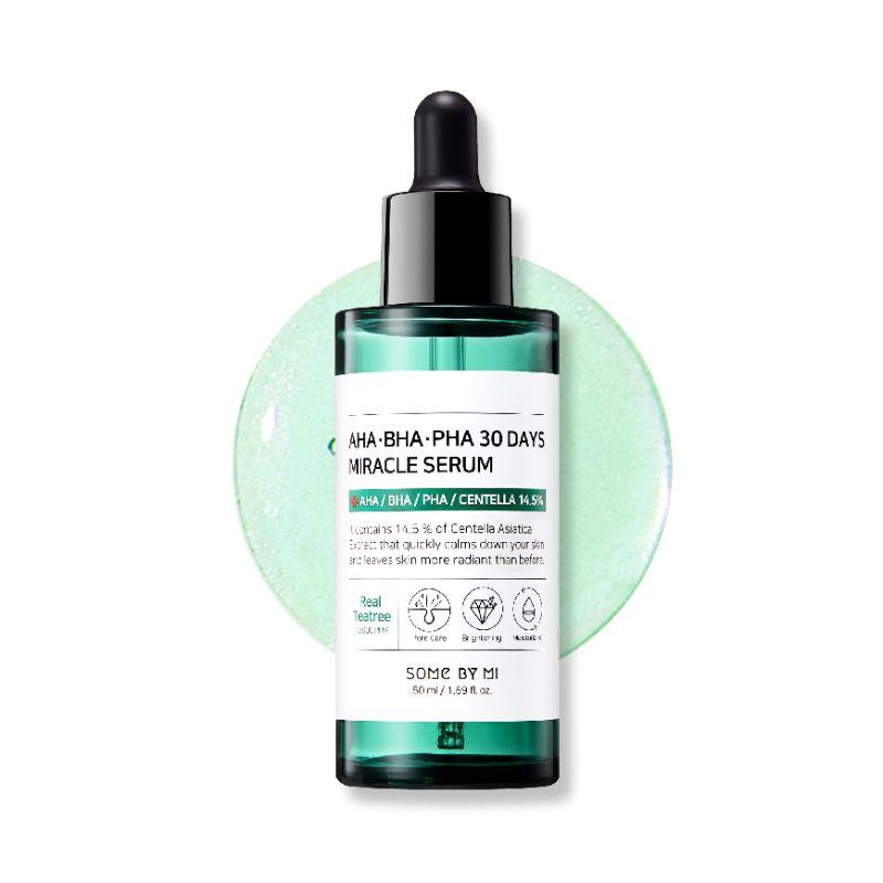 Sérum coreano con extracto de hoja de árbol de té y centella - SOME BY MI Miracle Serum 50ml-1