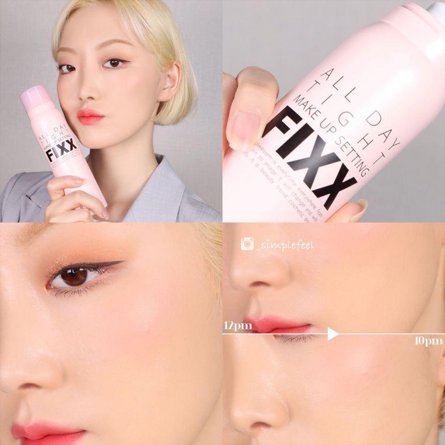 Fijador de maquillaje coreano con proteína de trigo hidrolizada y ácido hialurónico - SO NATURAL-3