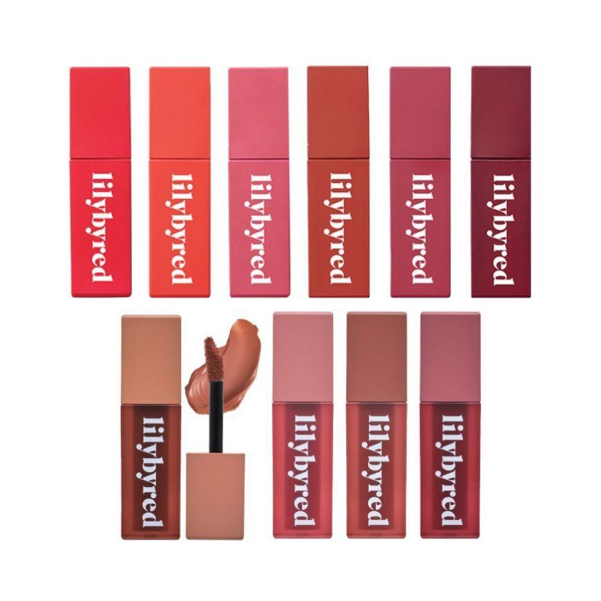 Tinte labial coreano con acabado mate - LILY BY RED, Mood Liar Velvet Tint #01 Innocent Apple-0