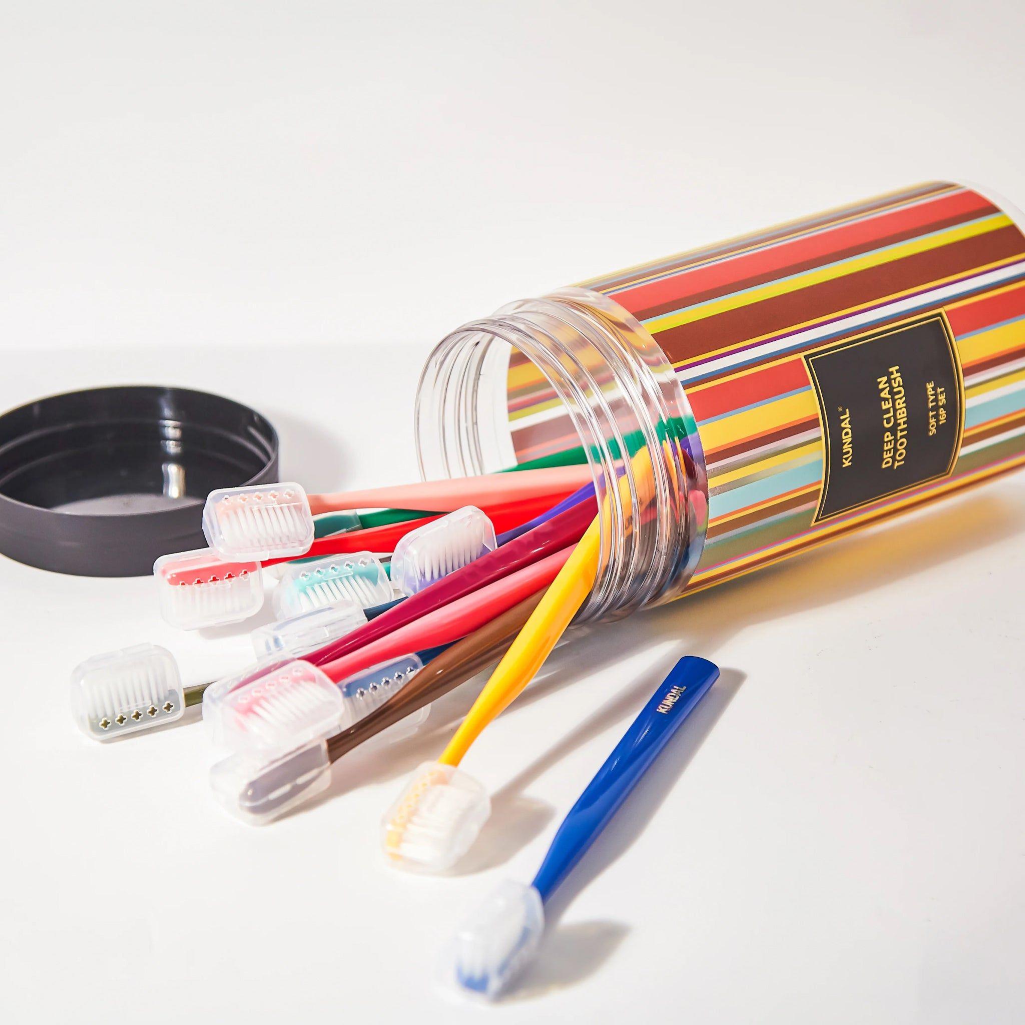 Set de 16 Cepillos Dentales (Cerdas Suaves)-2