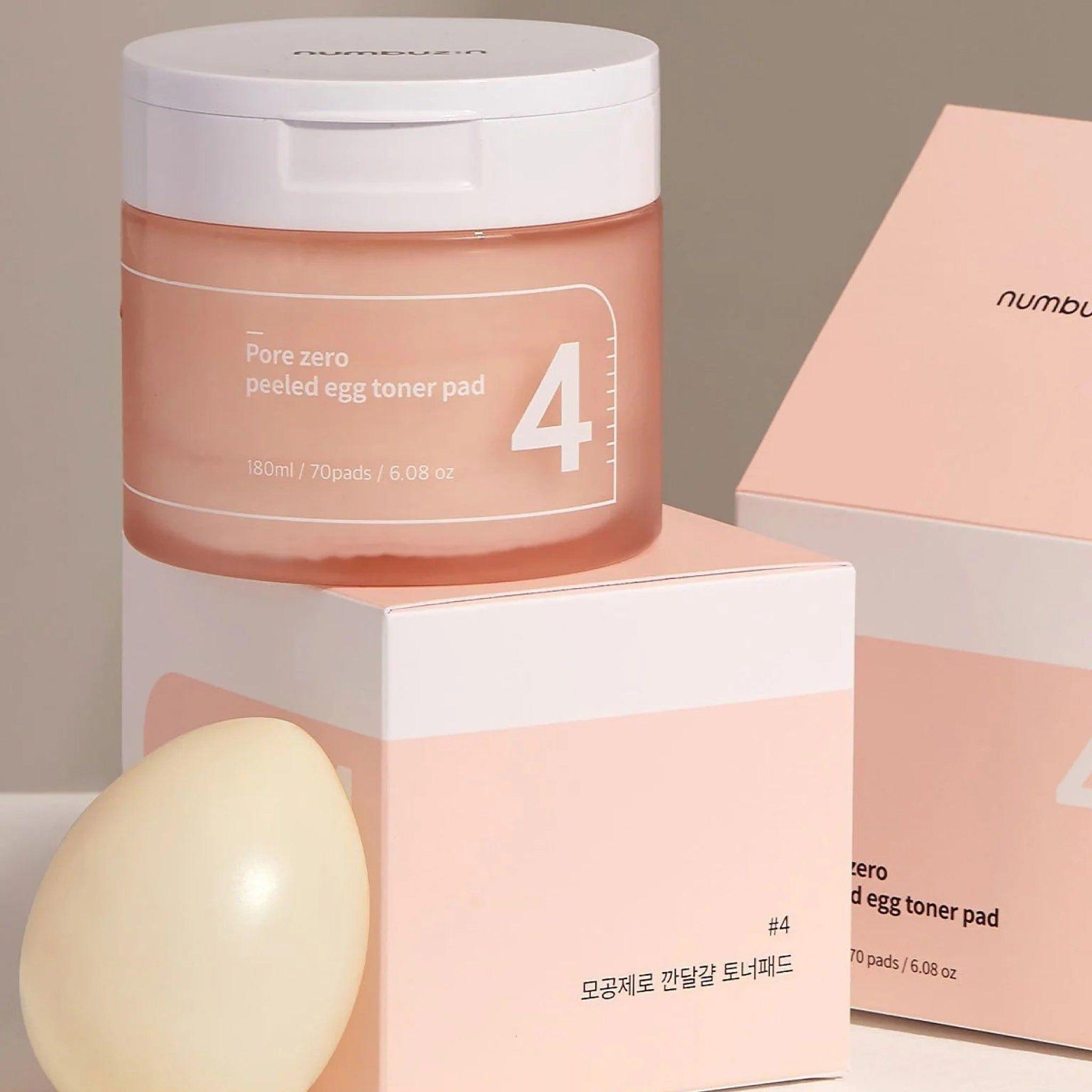 Numbuzin Almohadillas Tonificadoras para Poros con Niacinamida Cosmética Coreana 70 Unidades-4