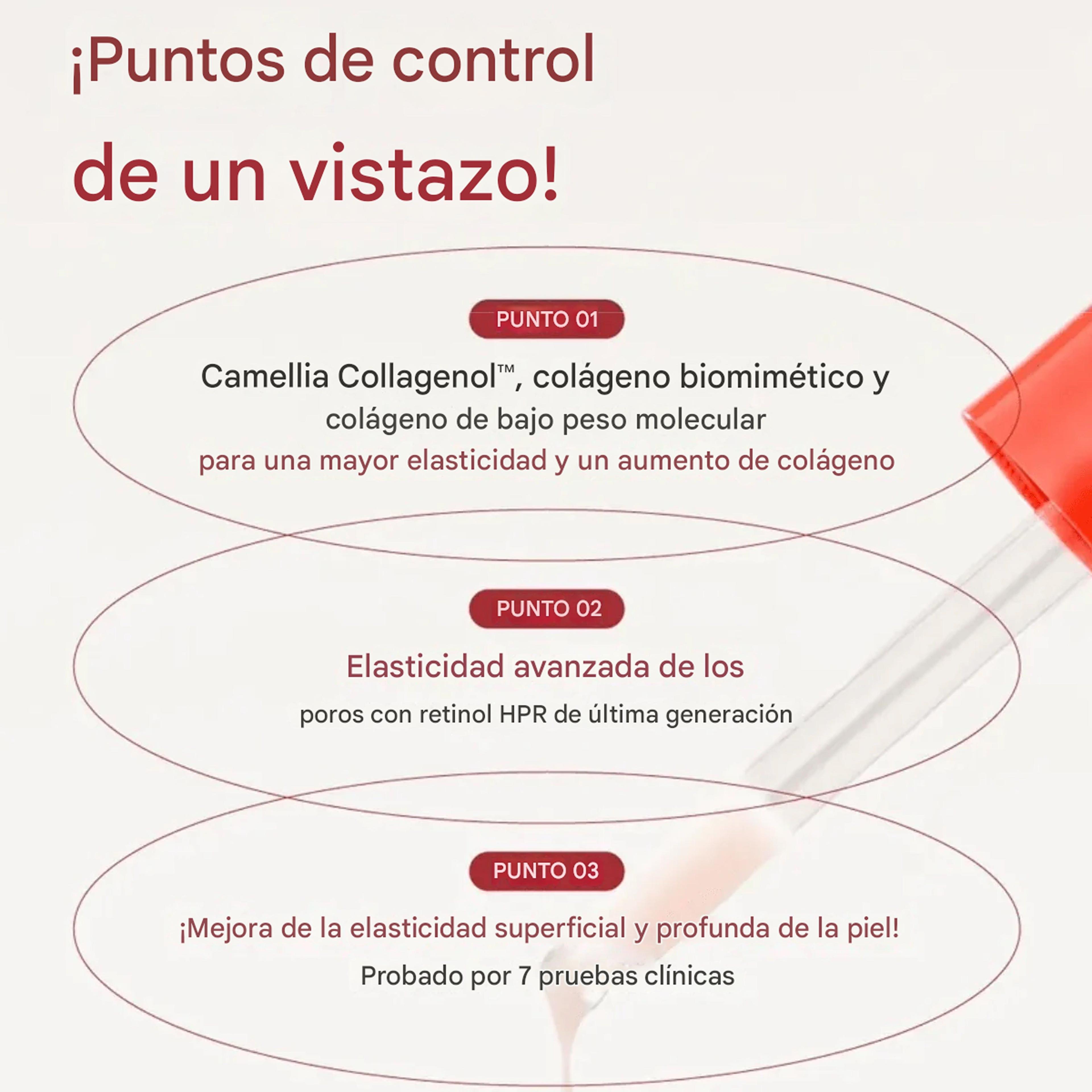 Camellia Deep Collagen Firming Ampoule Sérum Reafirmante Coreano 30ml-7