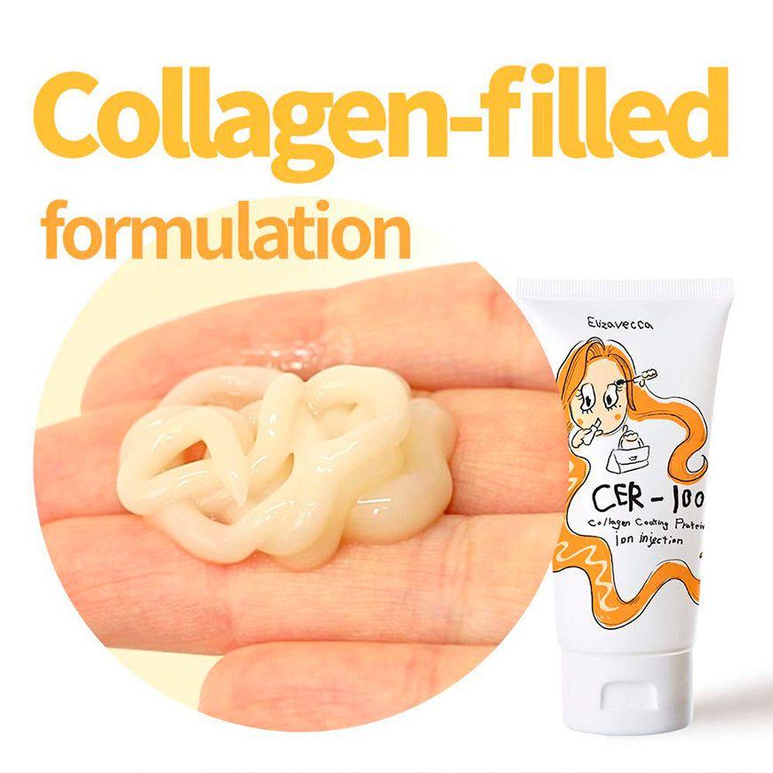 Tratamiento Capilar Cer-100 Con Colágeno Para Cabello Seco Coreana-5