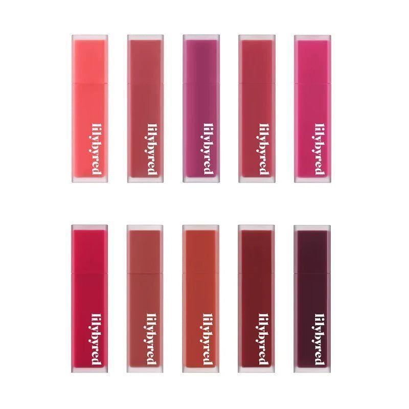 Tinta Labial Velvet Mood Coreana (10 colores)-1