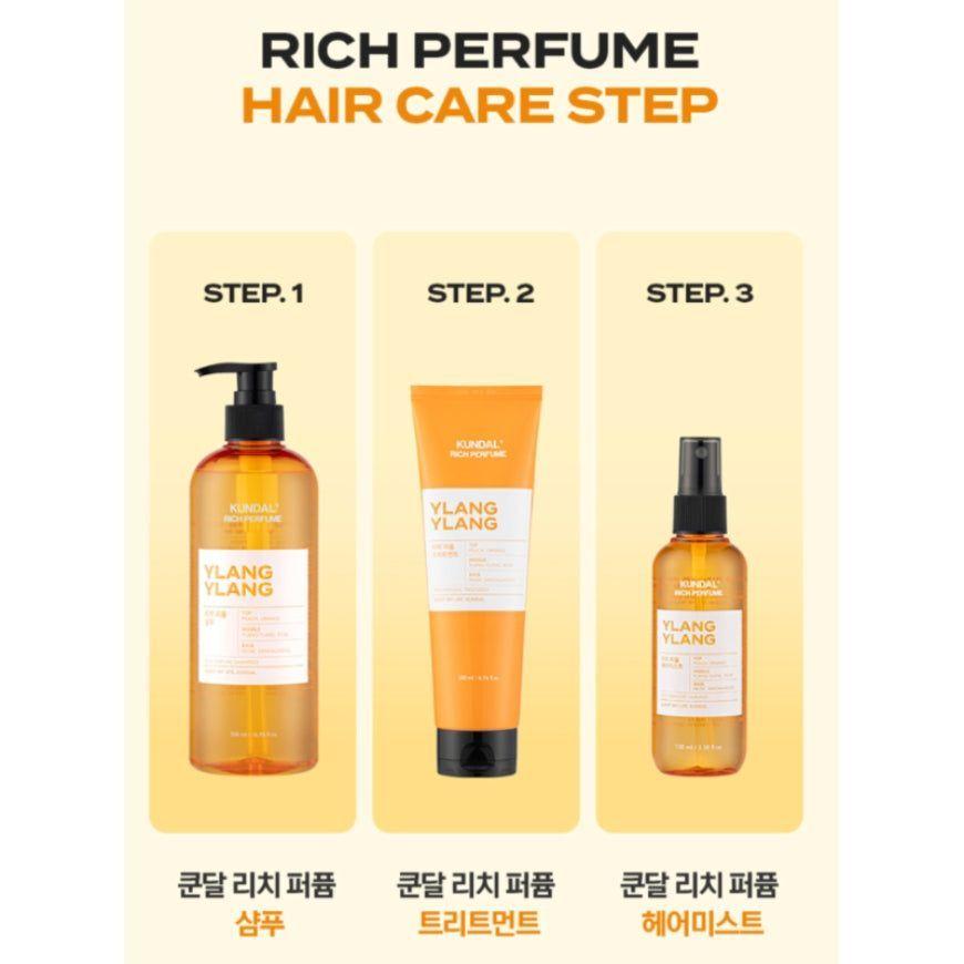 Shampoo Coreano Rich Perfume Aroma Duradero (2 Fragancias)-1