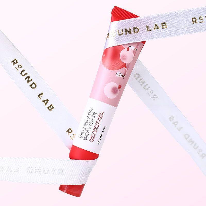 Crema para Contorno de Ojos Round Lab Camellia Deep Collagen 30 ml -2