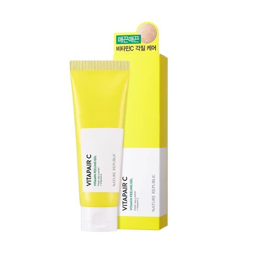 Gel exfoliante enzimático coreano con vitamina C - Vitamina Peeling Gel NATURE REPUBLIC-0