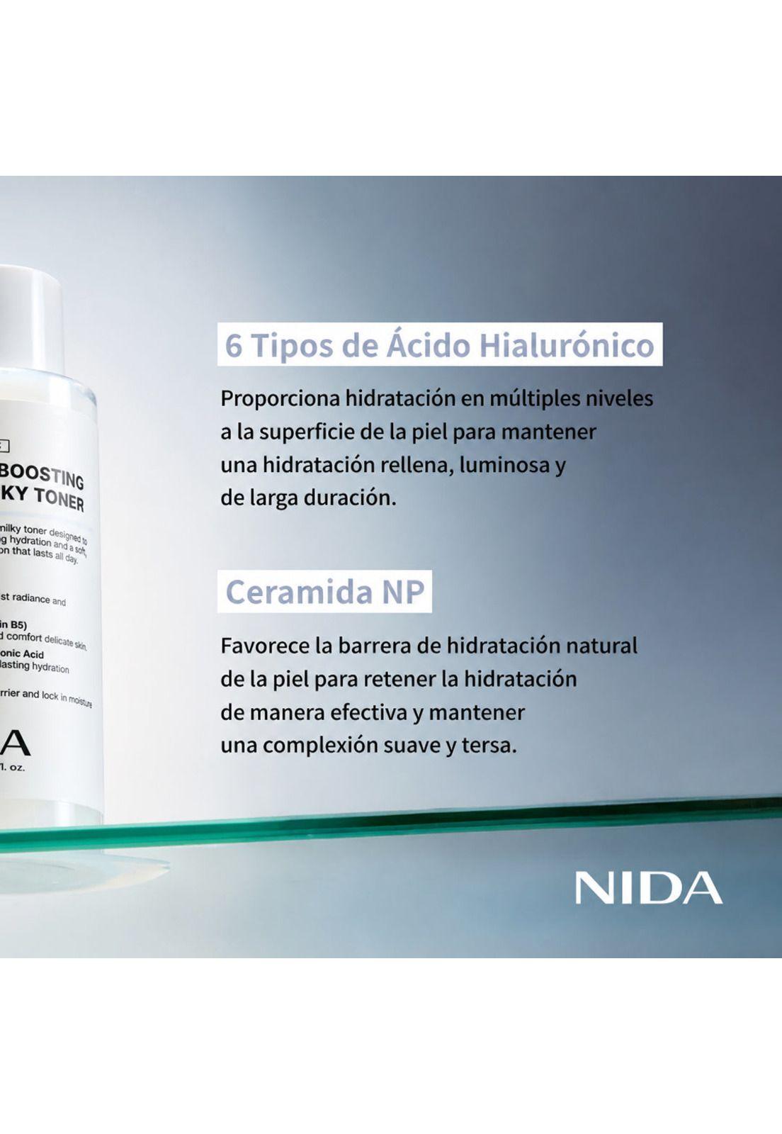 Tónico NIDA Rice Milky Toner 150 ml Iluminador-5
