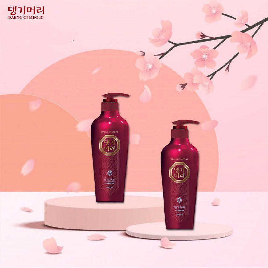Shampoo coreano para cuero cabelludo graso con mentol, menta y diente de león -DGMR-3
