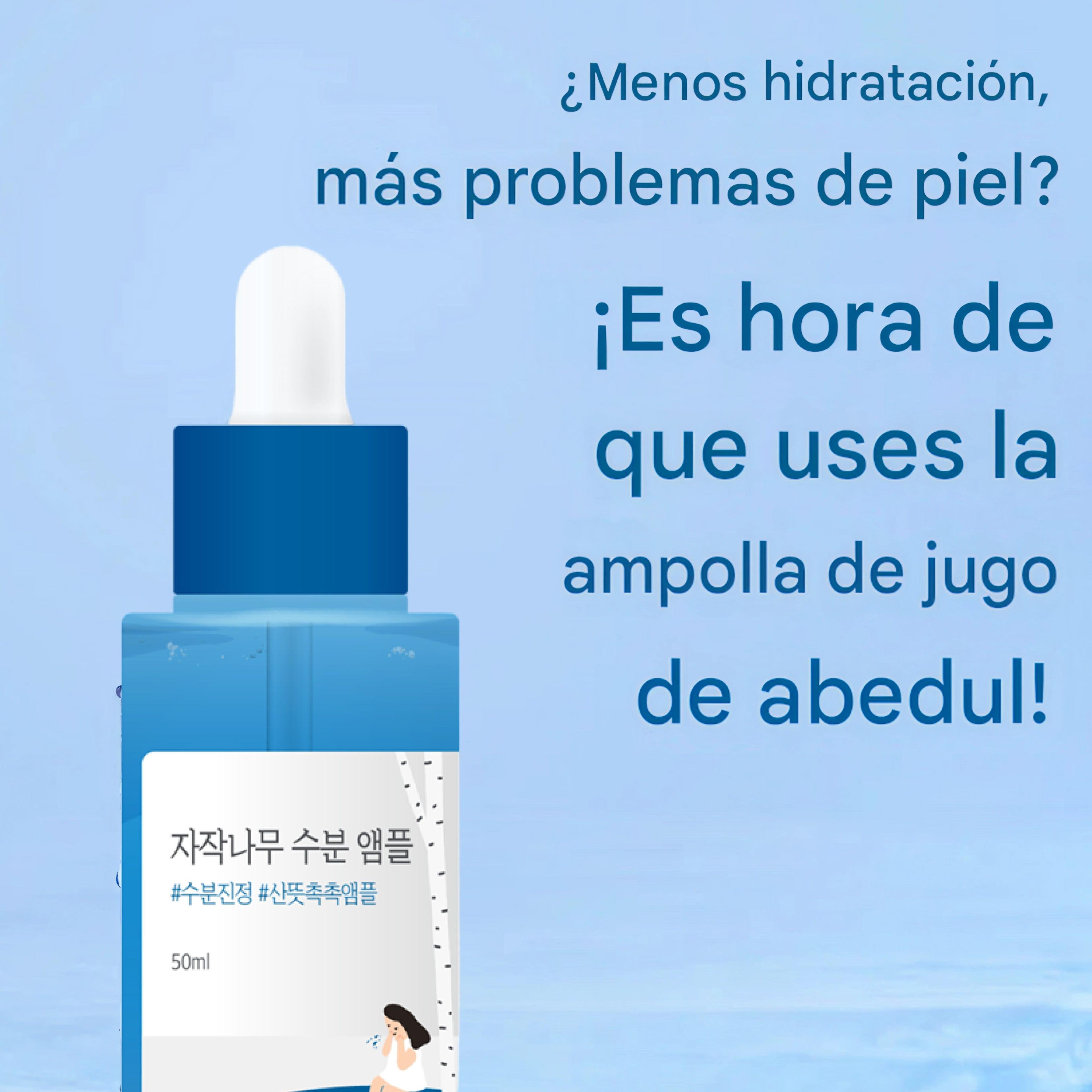 Round Lab Birch Juice Ampoule Sérum Hidratante Coreano 50ml-2