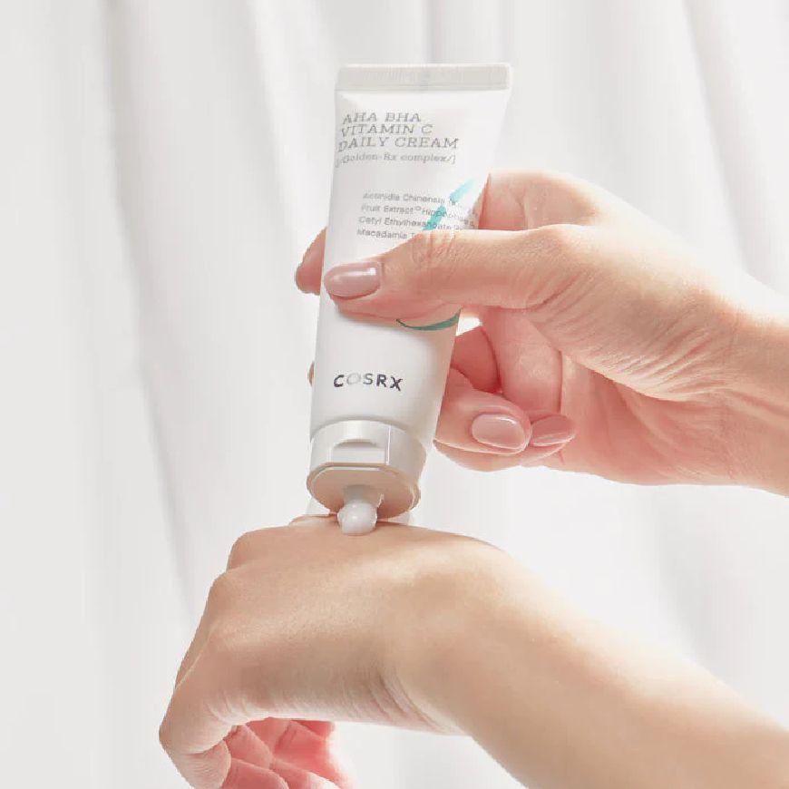Crema coreana hidratante de uso diario con vitamina C - COSRX Refresh AHA BHA VITAMIN C Cream-3