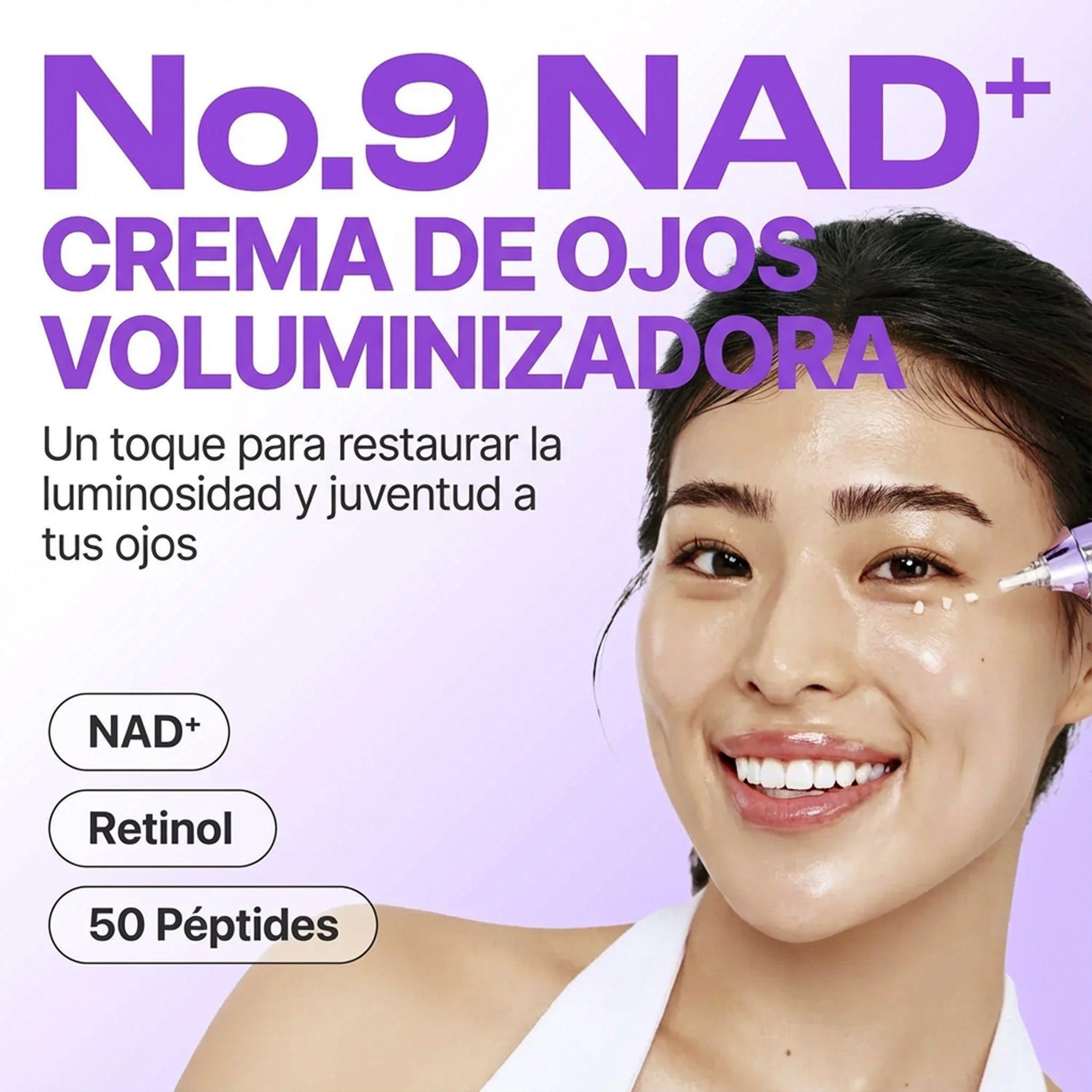 No.9 NAD+ Retinol Contorno de Ojos Reafirmante Coreano-4