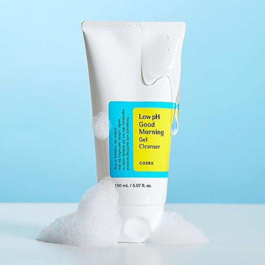 Limpiador coreano en gel con aceite de árbol de té y BHA - COSRX Low pH Good Morning Gel Cleanser-3
