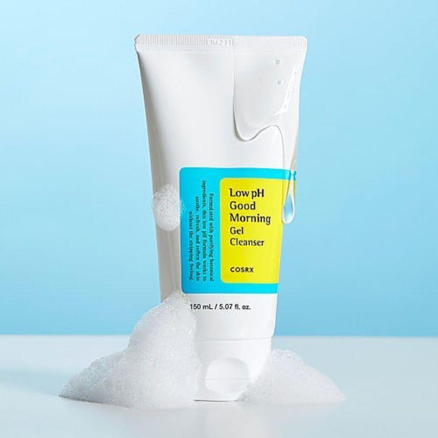 Limpiador coreano en gel con aceite de árbol de té y BHA - COSRX Low pH Good Morning Gel Cleanser-3
