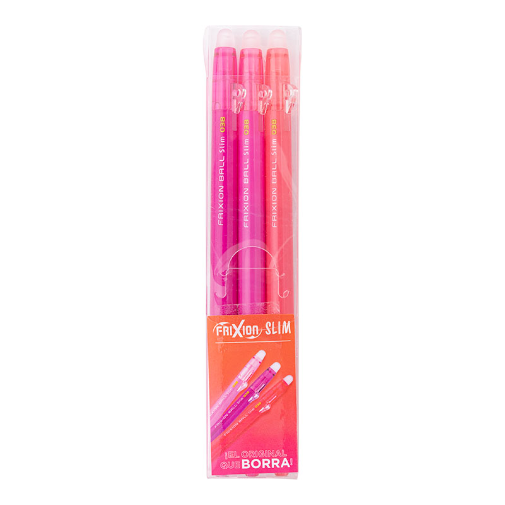 SET LÁPICES GEL FRIXION SLIM ROSA-2
