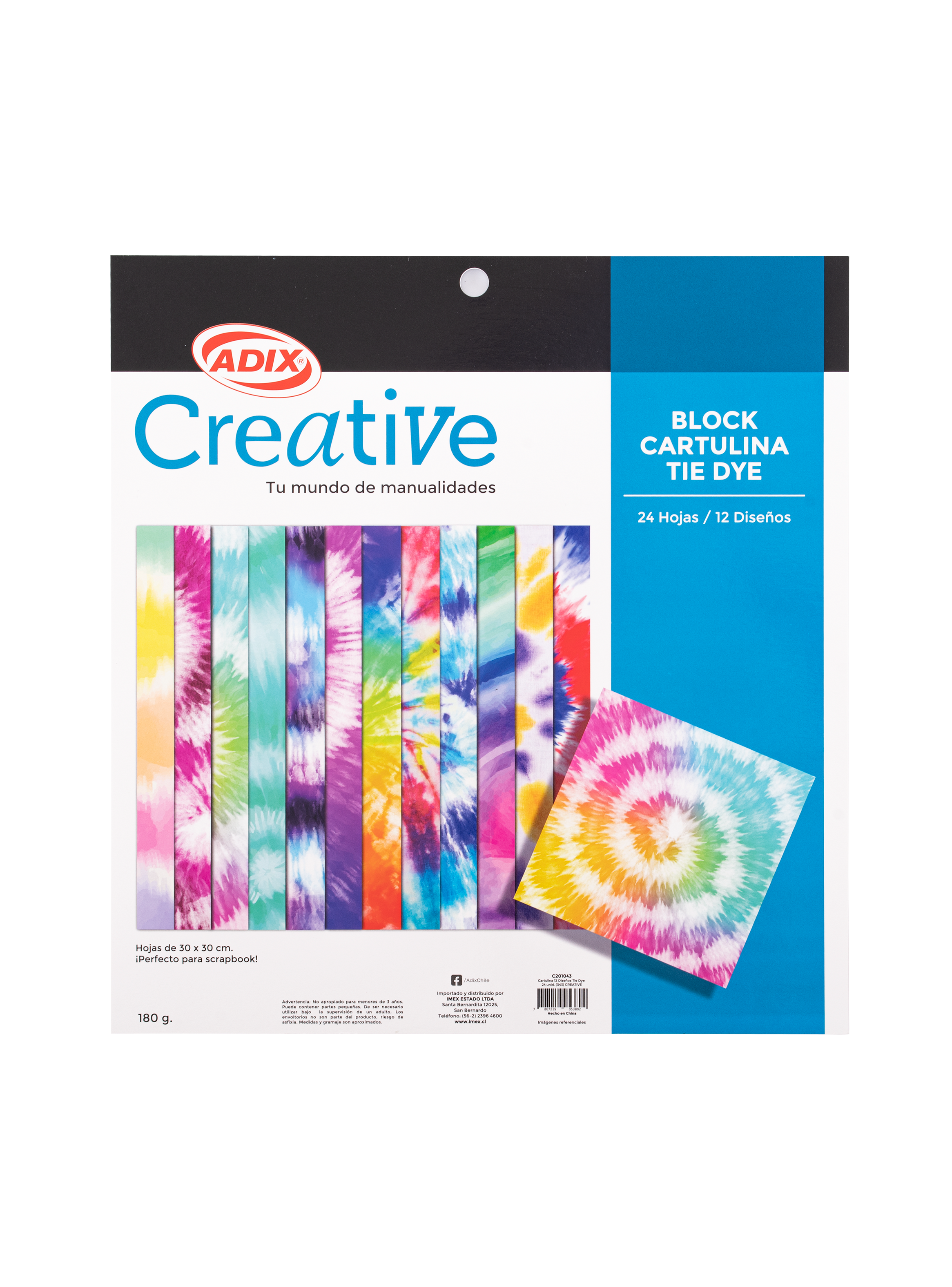 BLOCK PAPEL TYE DYE-3