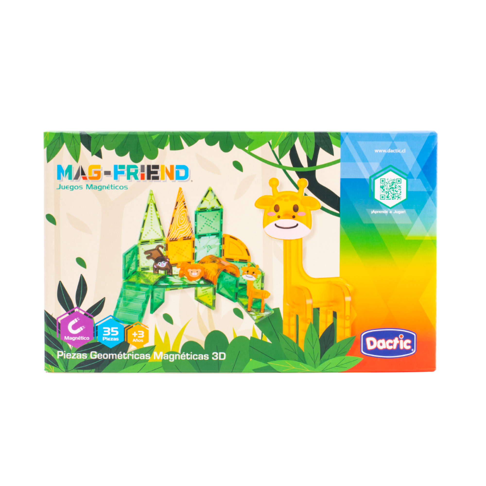 Jungla Magnética 3D Armable 35pzs MAG-FRIEND-3