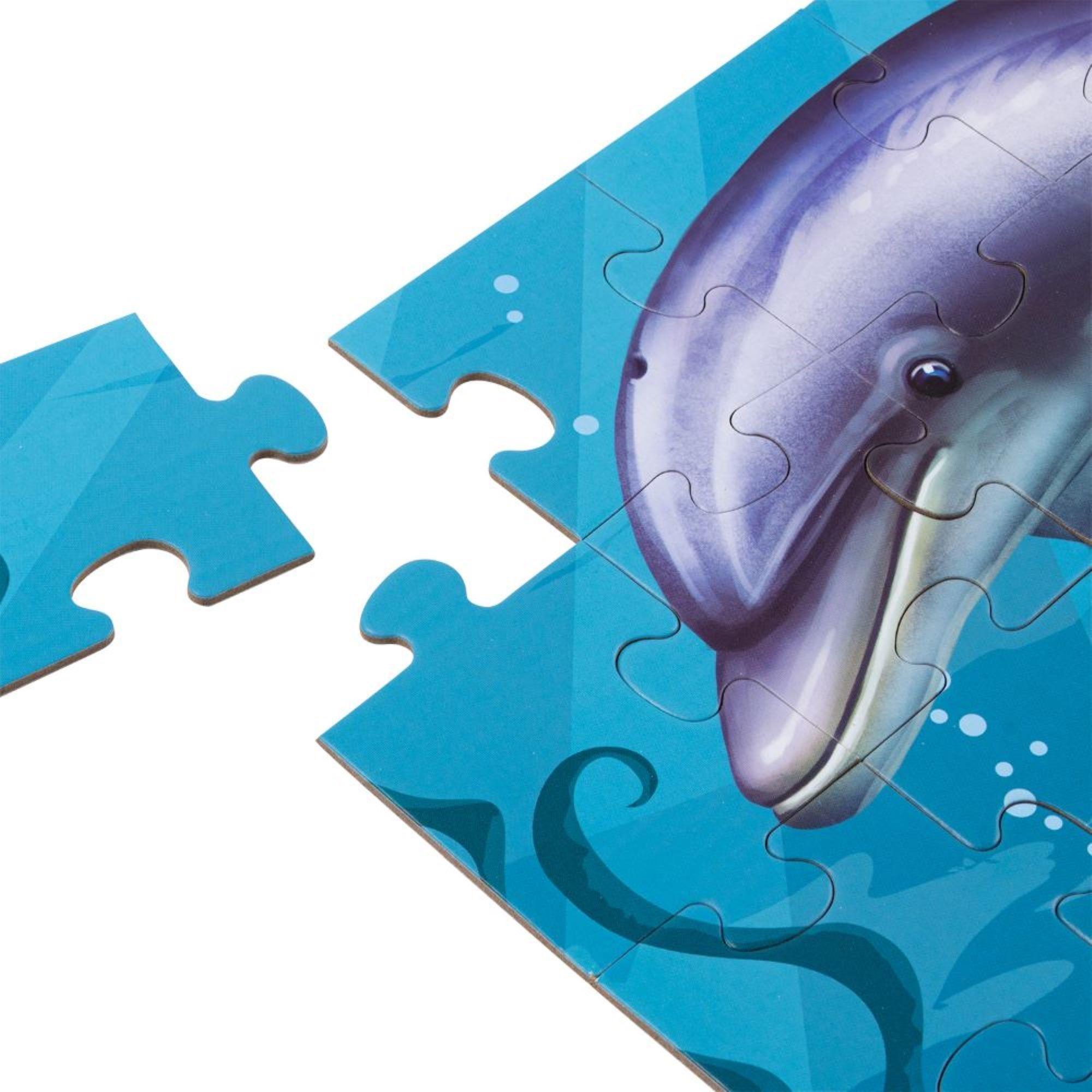 Puzzle Delfín 24 Piezas + Figura-1