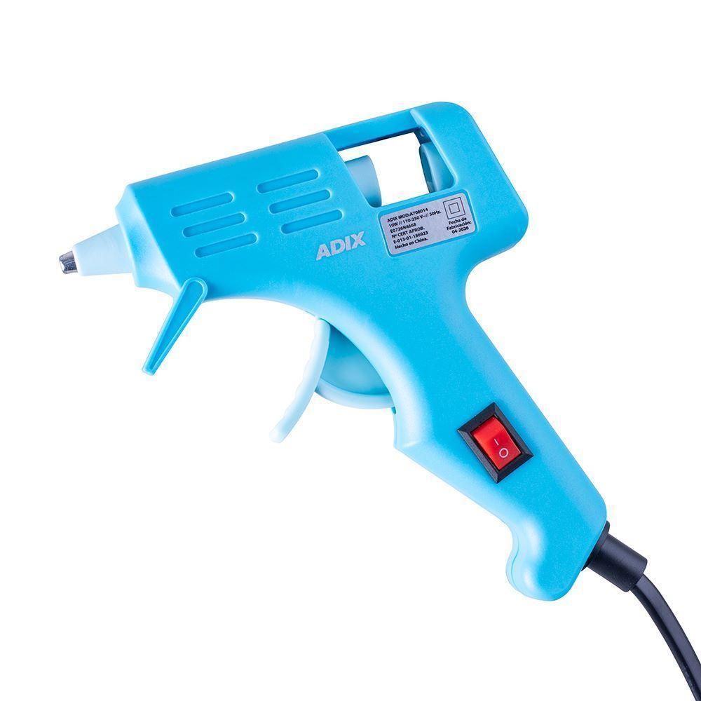 Pistola para Silicona Celeste-0