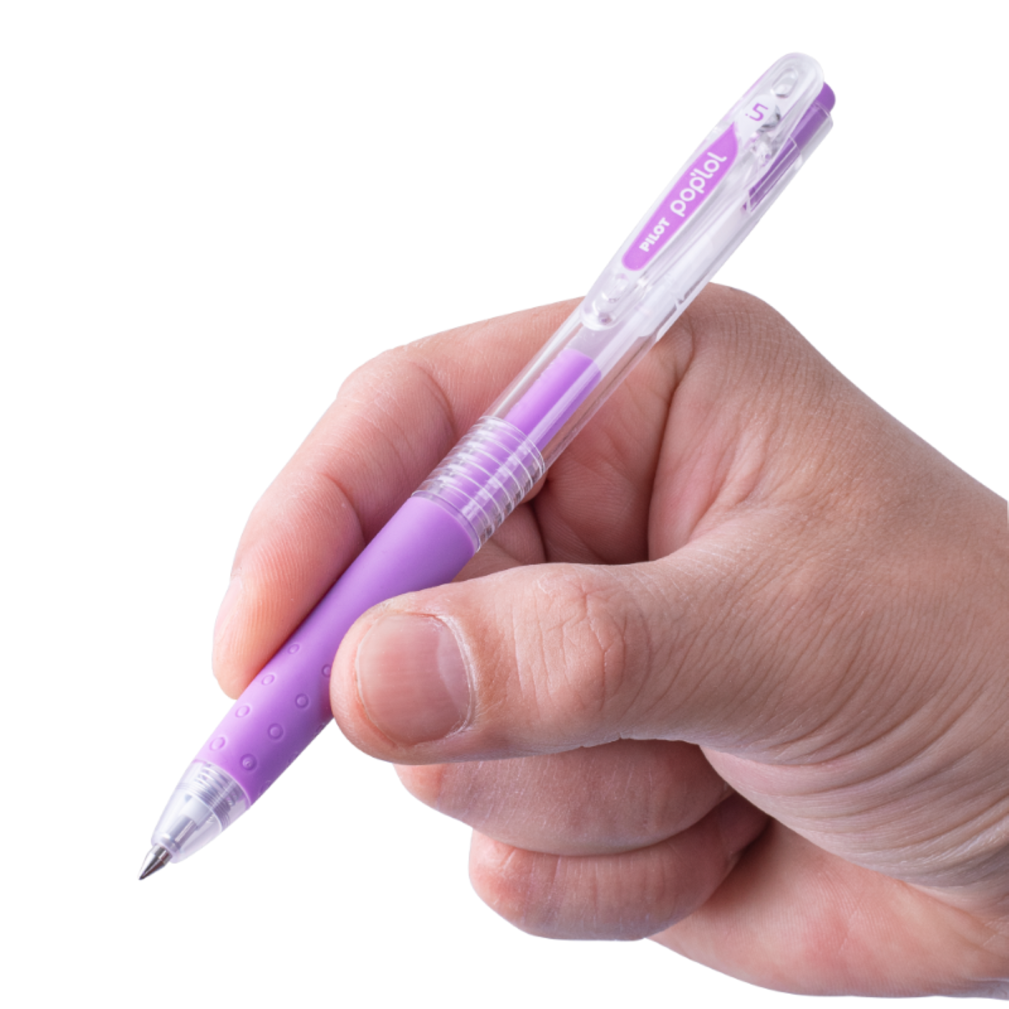 12 un. Lapiz Gel Pop´lol Violeta Pastel 0.5 mm.-3