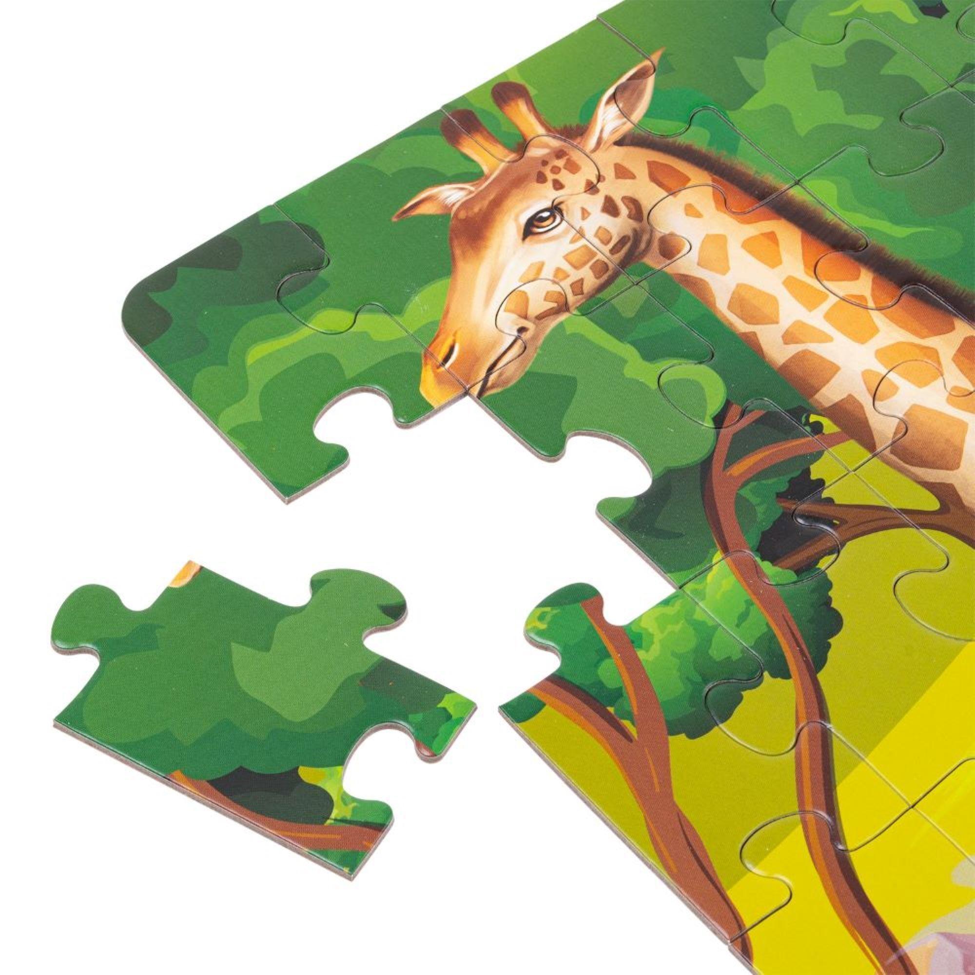 Puzzle Jirafa 36 piezas + Figura-2
