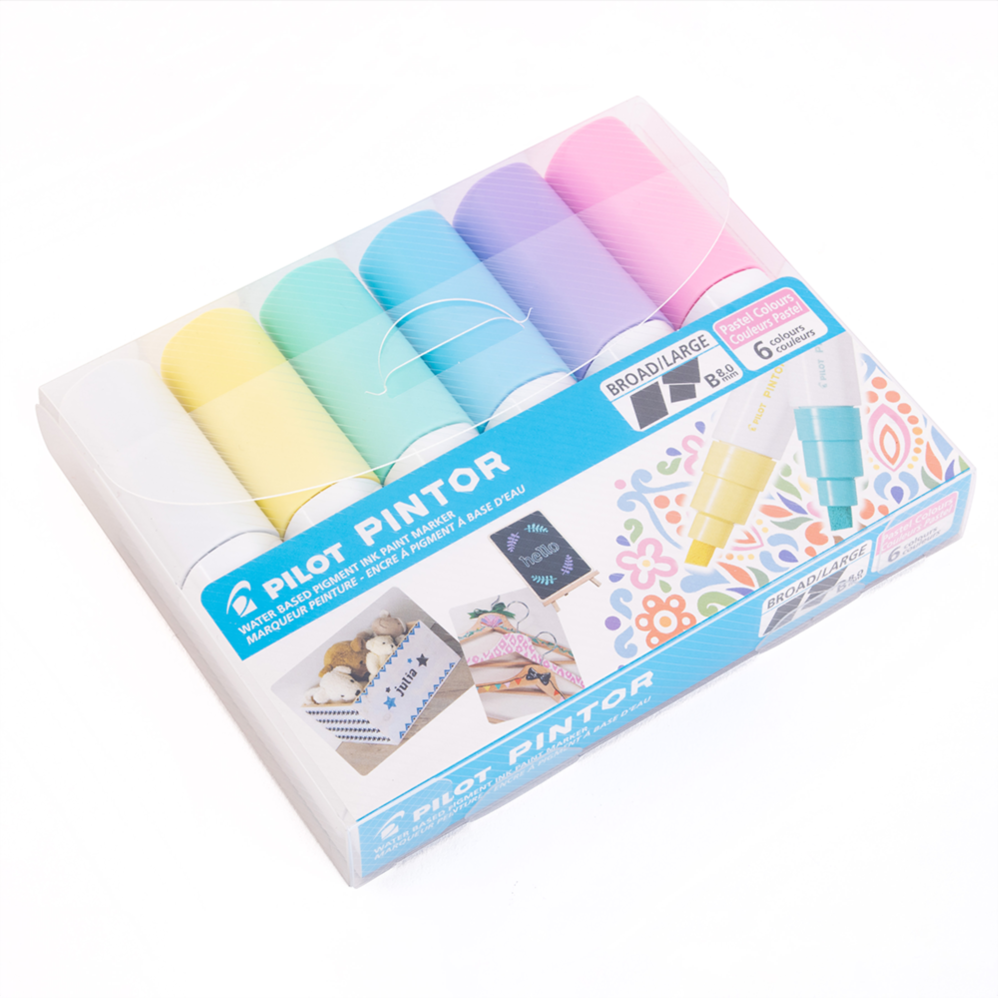 Pintor Set Pastel Punta Biselada 6 un.-3