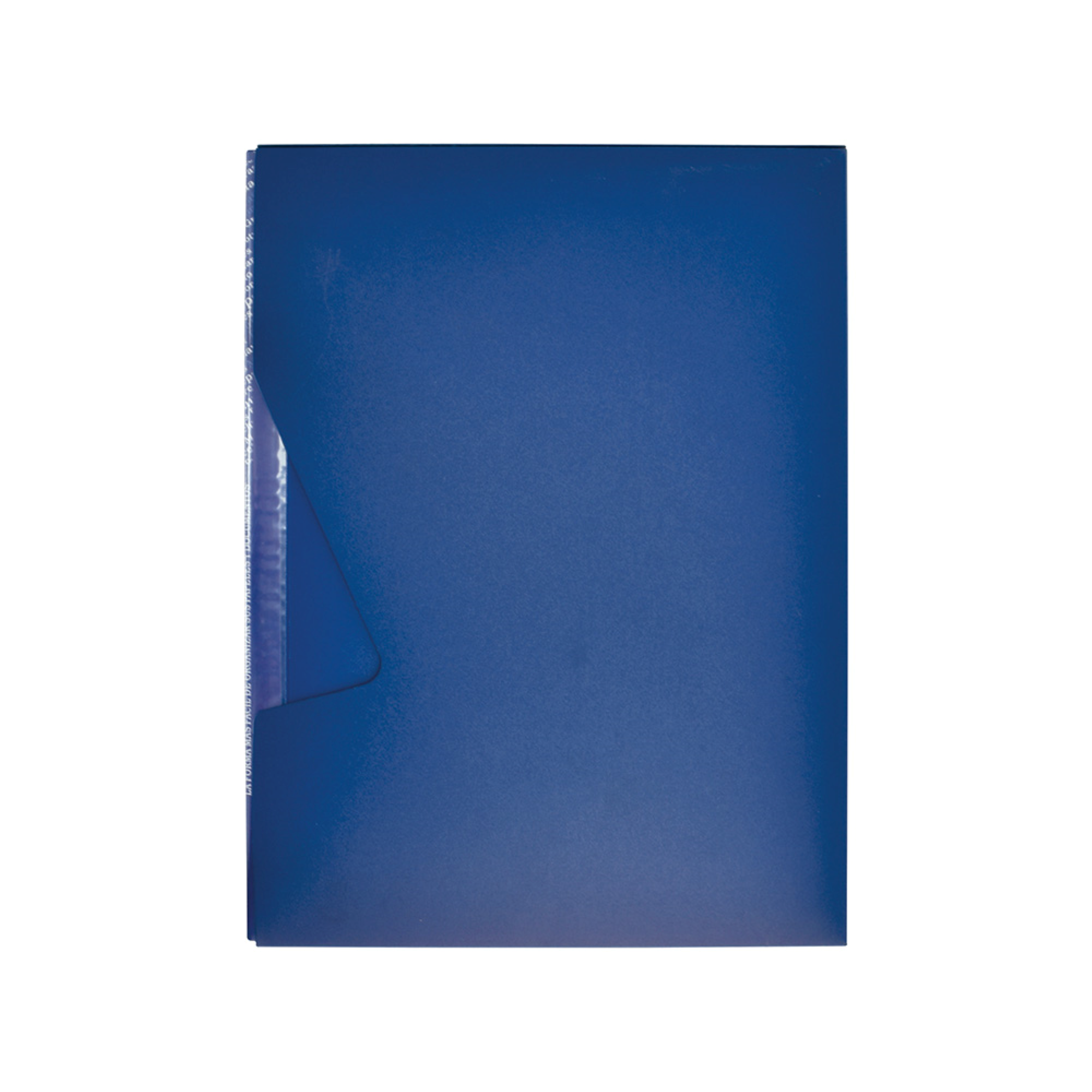 Carpeta A4 100 Fundas c/Estuche Azul-2