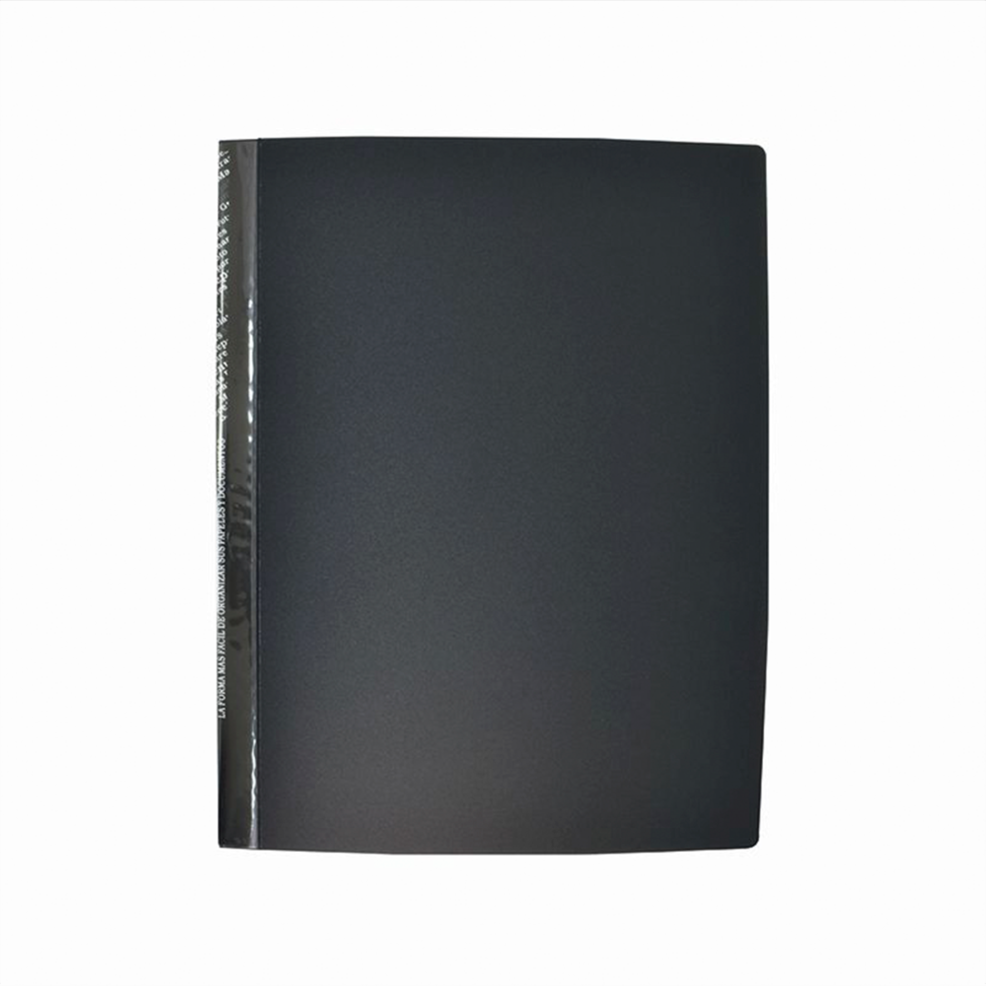 Carpeta A4 100 Fundas c/Estuche Negro-2