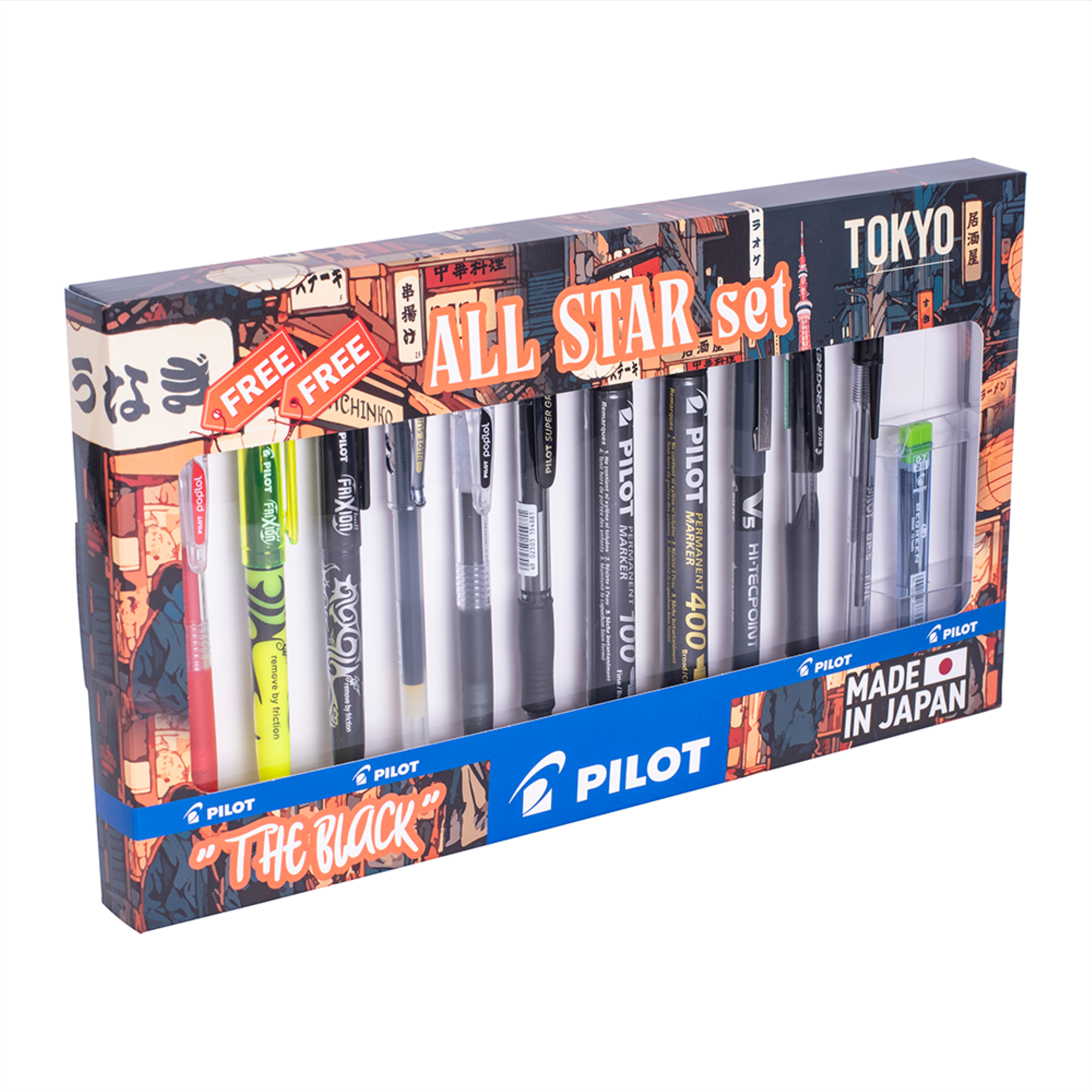 Set Lapices All Star The Black 10u-3