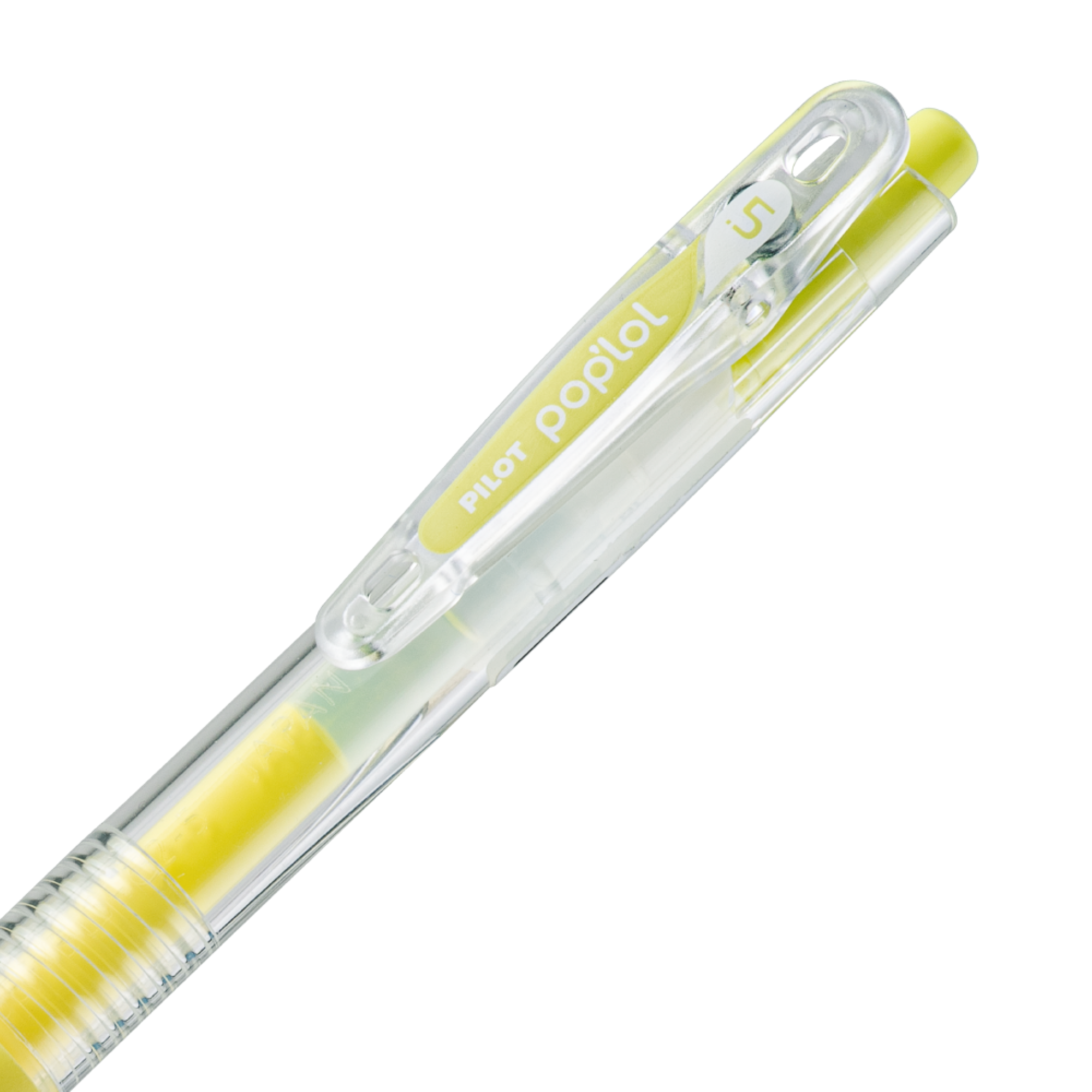 12 un. Lapiz Gel Pop´lol Amarillo Pastel 0.5 mm.-3