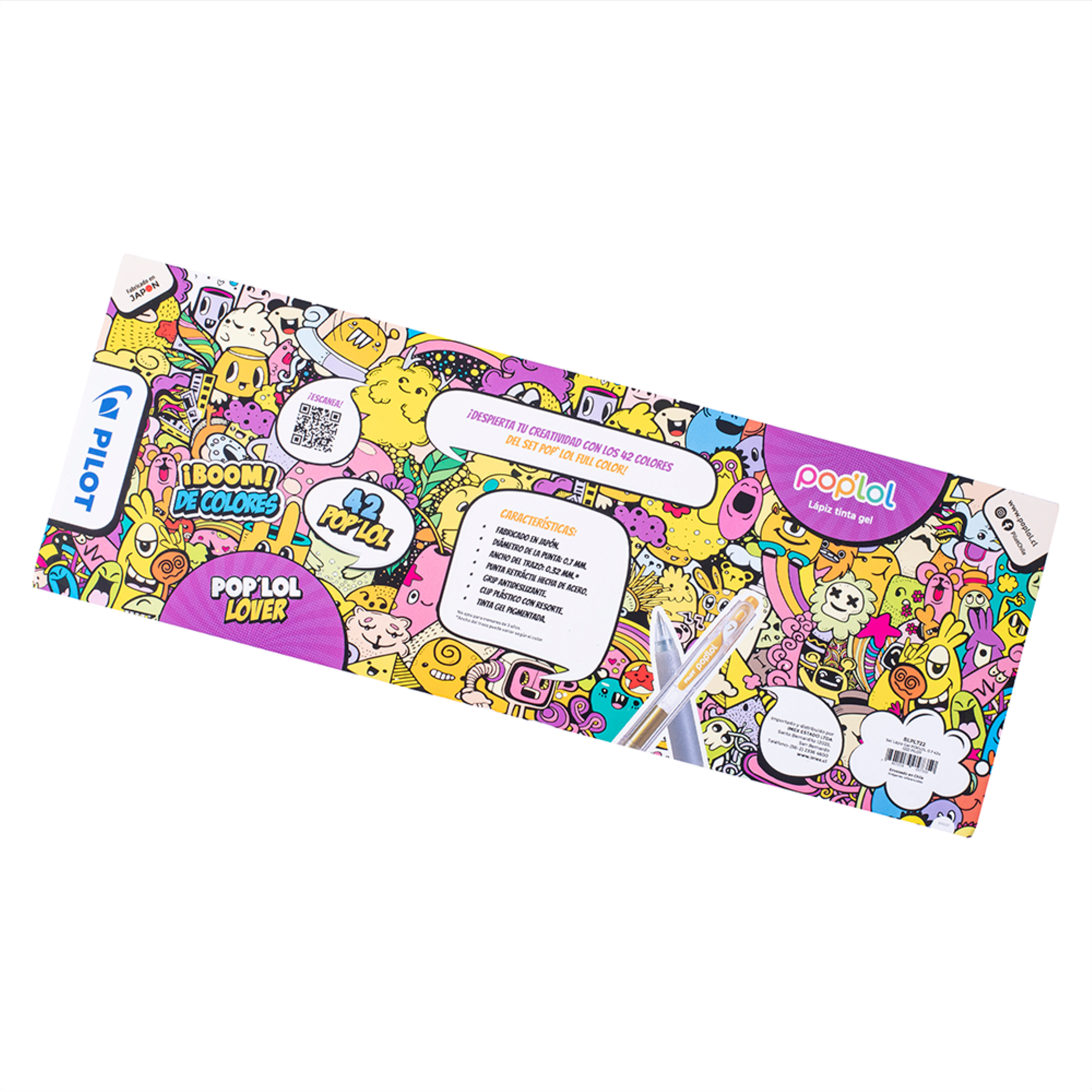 Set Lápiz Gel Pop'lol 0.7 42 un.-4