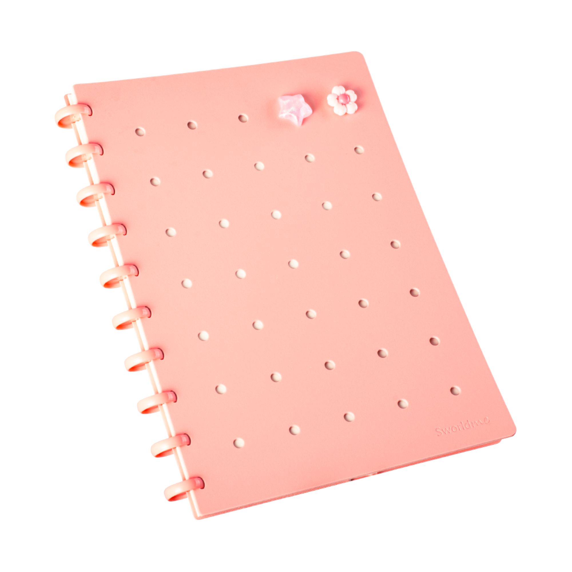 Cuaderno B5 c/ Pines Rosado Anillado-2