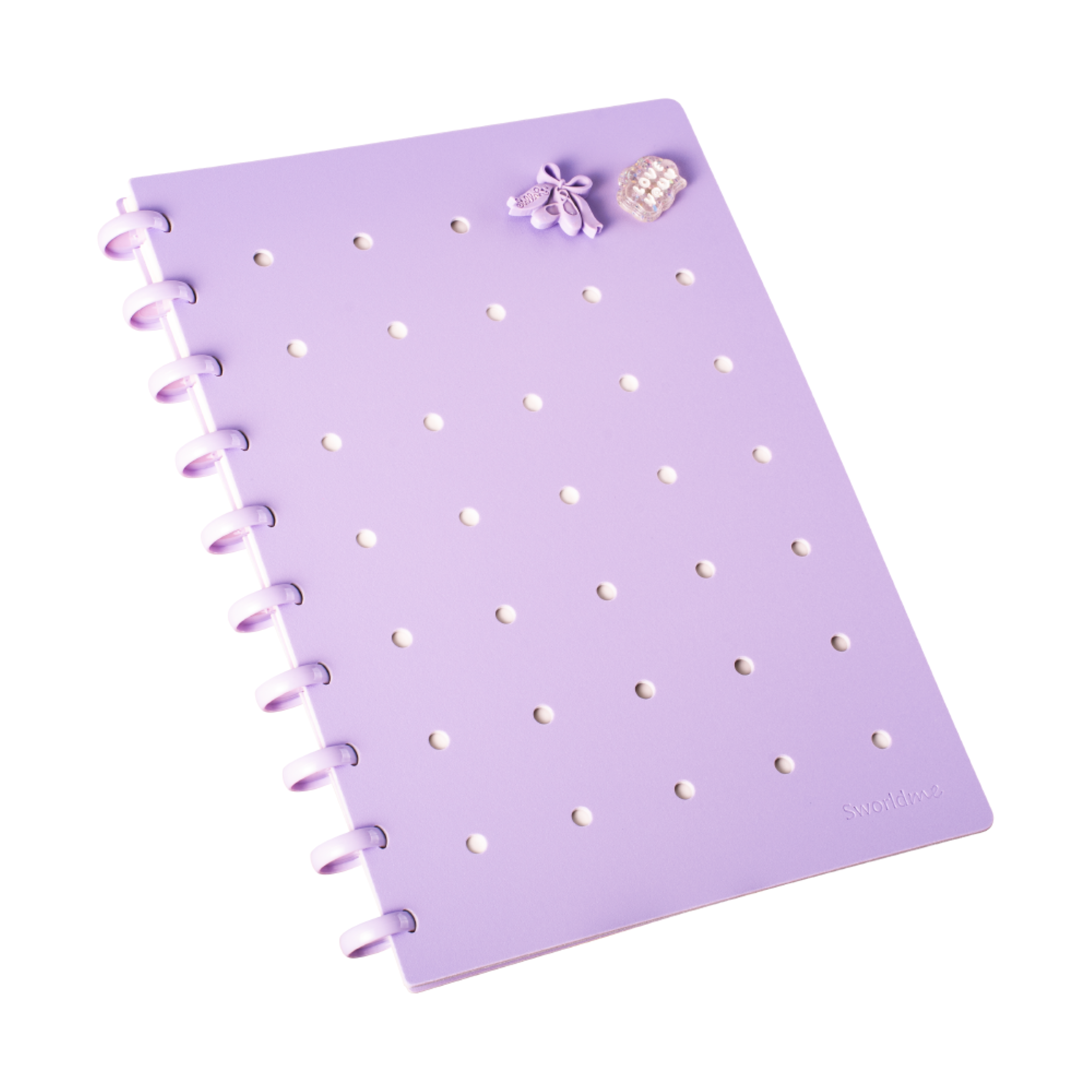 Cuaderno B5 c/ Pines Morada Anillado-2