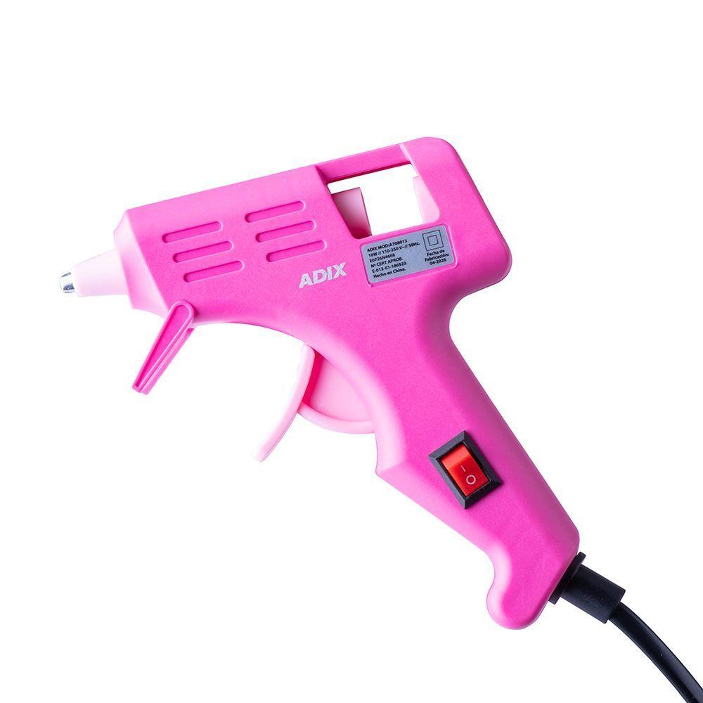Pistola para Silicona Rosada-0
