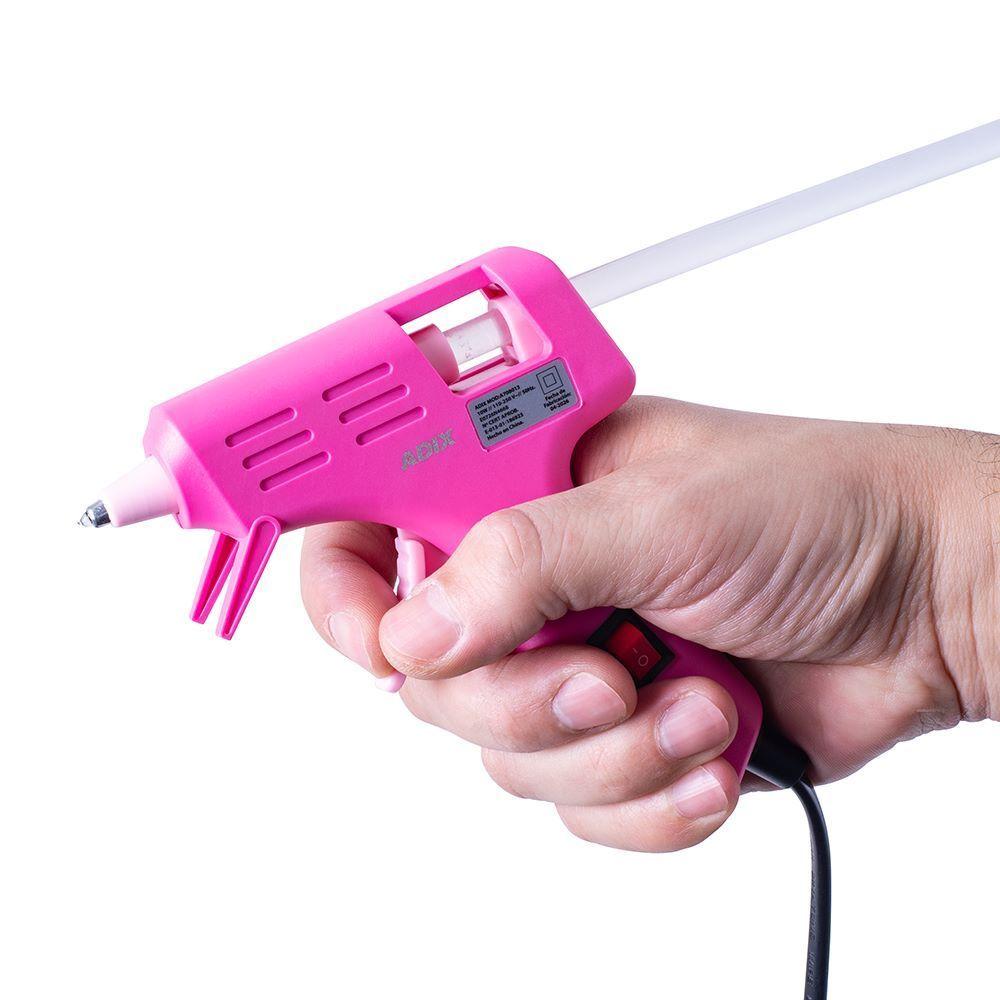 Pistola para Silicona Rosada-2