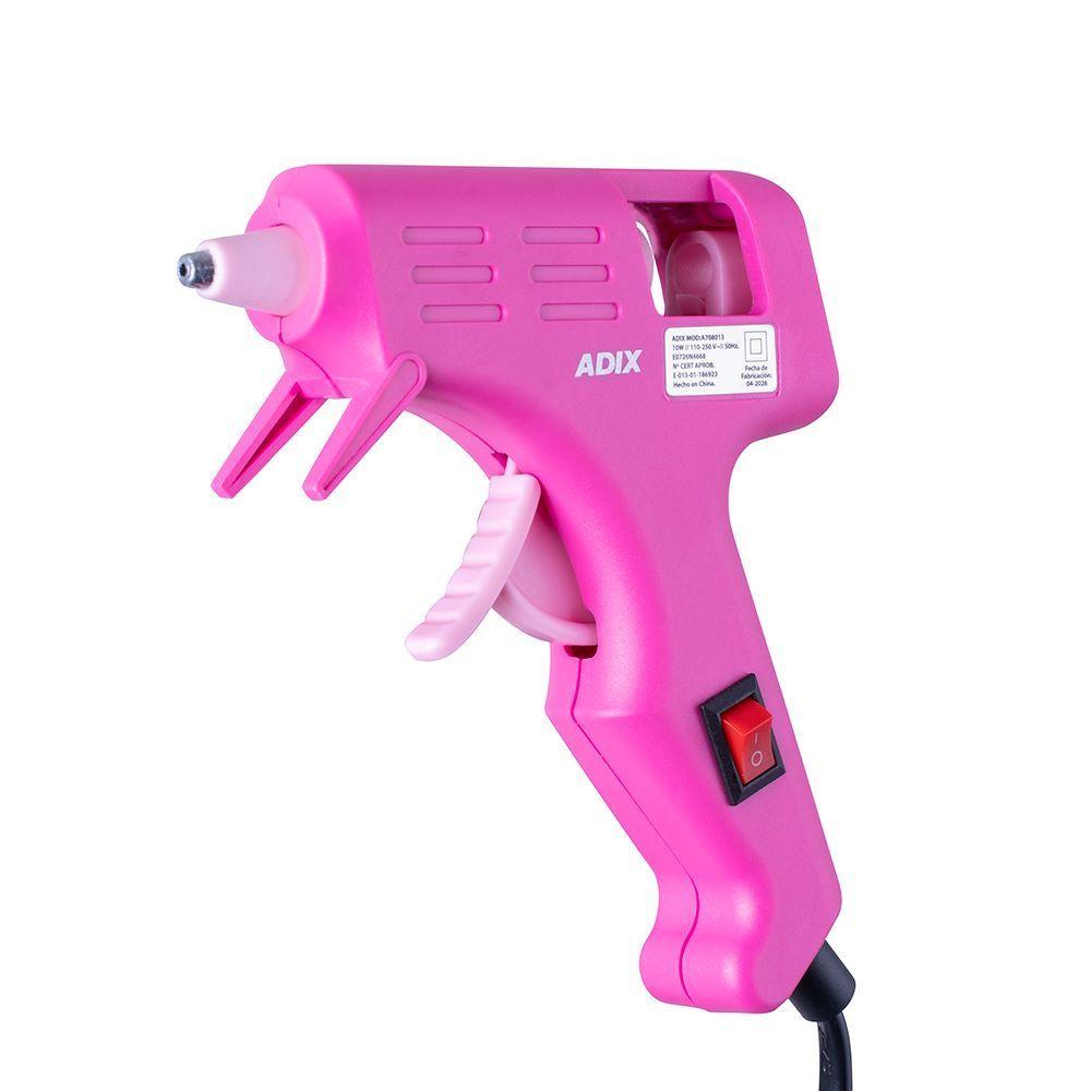 Pistola para Silicona Rosada-3