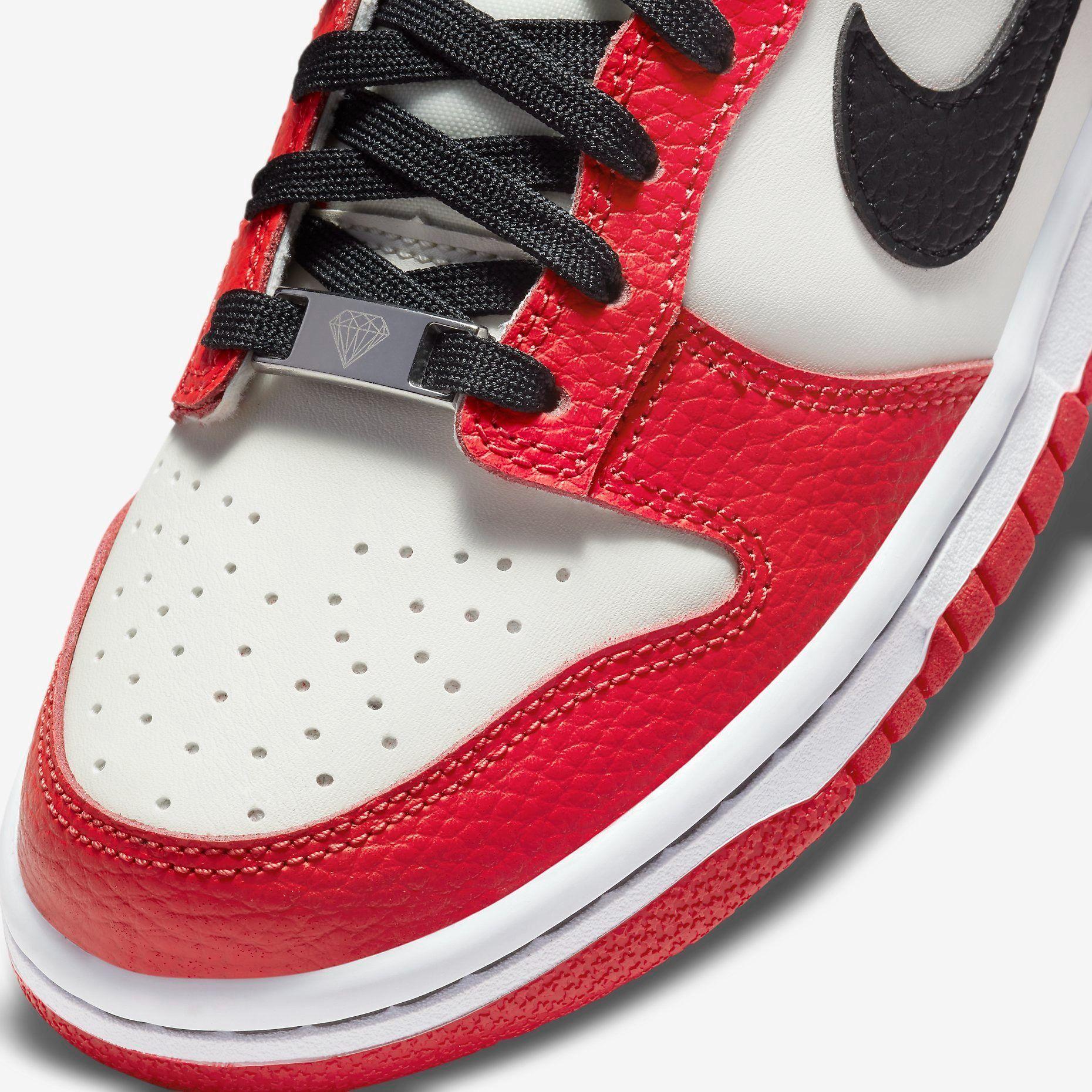 Zapatillas Nike Dunk Low x NBA Chicago Juvenil-3