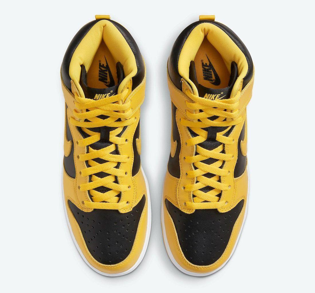 Zapatillas Nike Dunk High Varsity Maize Caja Rota-4