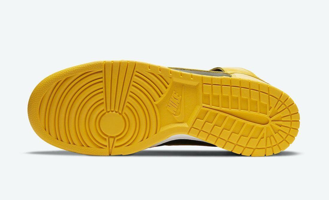 Zapatillas Nike Dunk High Varsity Maize Caja Rota-5
