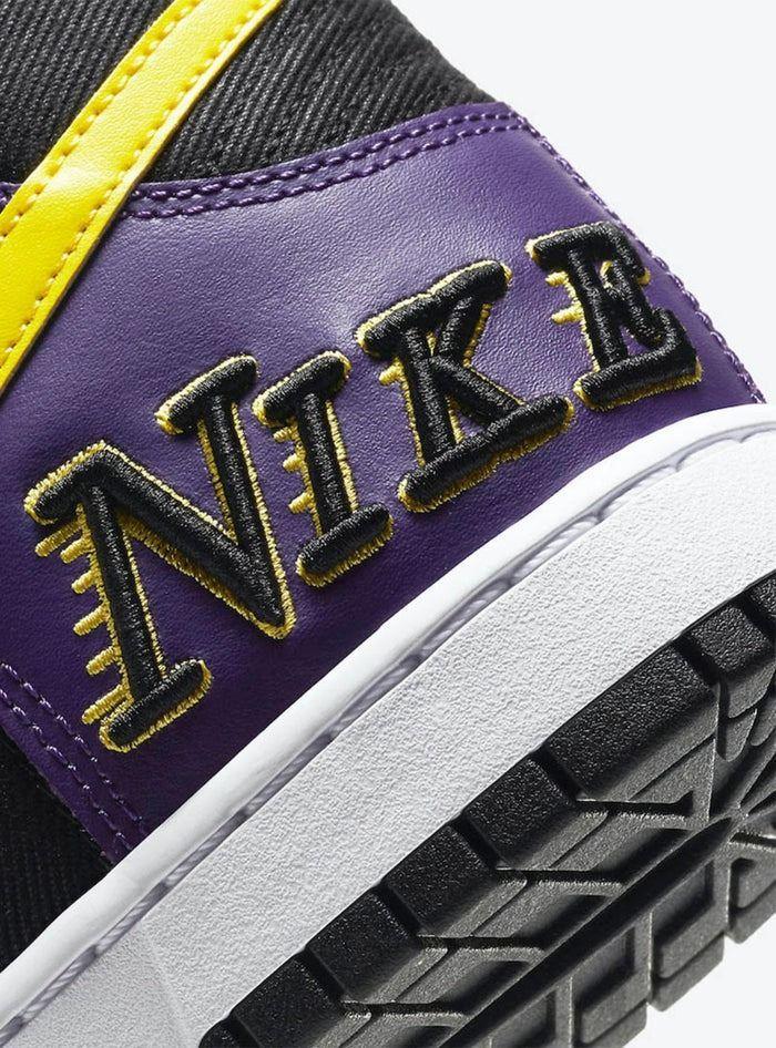 Zapatillas Nike Dunk High Lakers-4