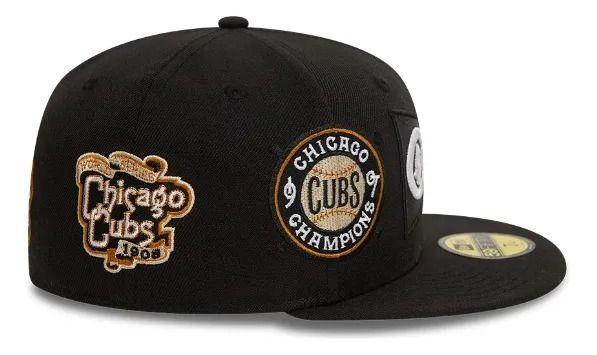 Gorro New Era Chicago Cubs Cooperstown 59Fifty Negro-4