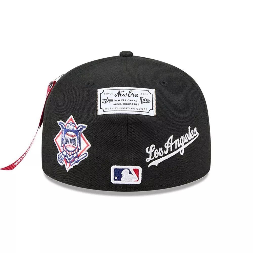 Gorro New Era Los Angeles Dodgers 59Fifty Alpha Industries Negro-4